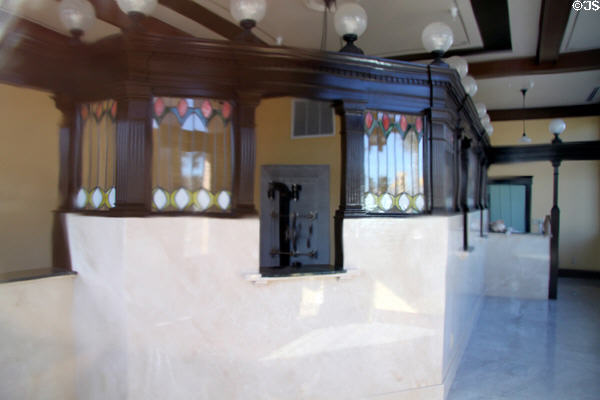 Interior of Bank of Perris. Perris, CA.