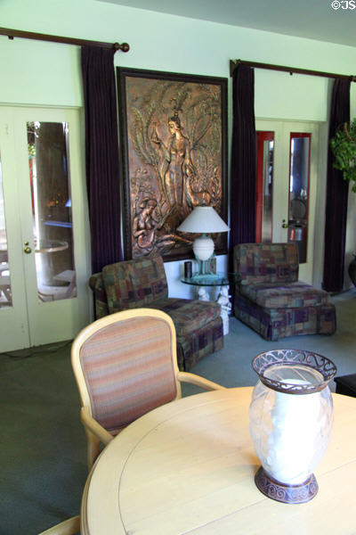 Parlor design at Clarke Estate. Santa Fe Springs, CA.