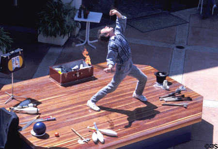 Juggler at Fishermans Wharf. San Francisco, CA.