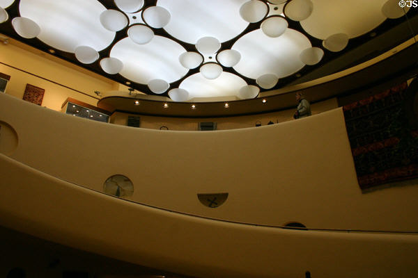 Ramps & skylights of Frank Lloyd Wright building. San Francisco, CA.