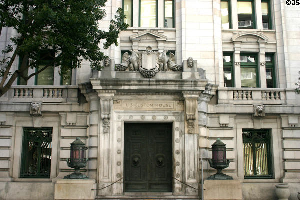 U.S. Custom House (1906-11) (555 Battery St.). San Francisco, CA. Architect: Eames & Young. On National Register.