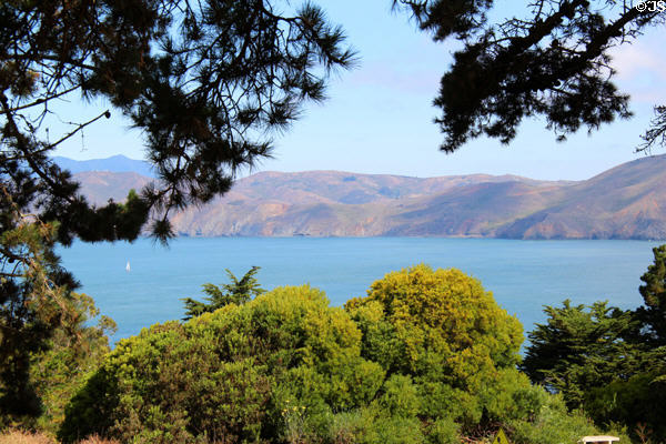 Golden Gate vista from Legion of Honor Museum. San Francisco, CA.
