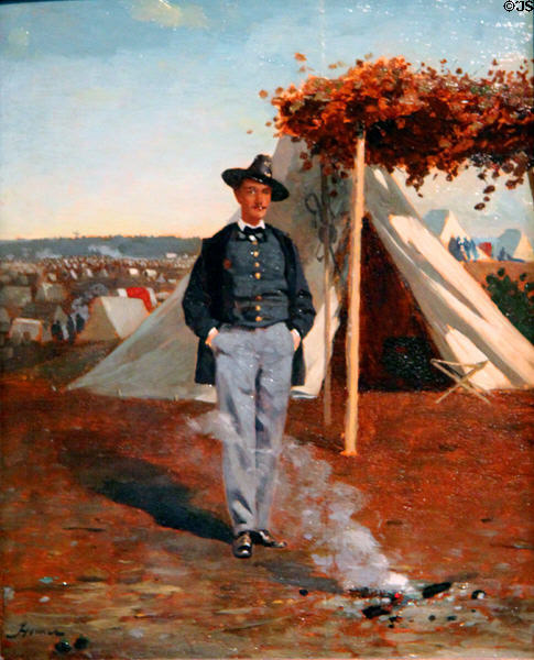 Albert Post painting (c1864) by Winslow Homer at de Young Museum. San Francisco, CA.