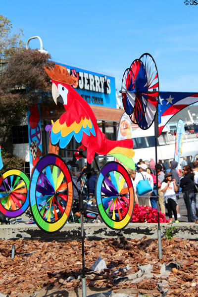 Wind doodads at Pier 39. San Francisco, CA.