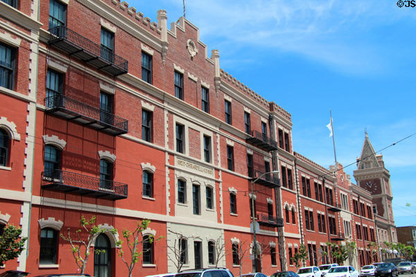 Ghirardelli Square block (c1900-19). San Francisco, CA.