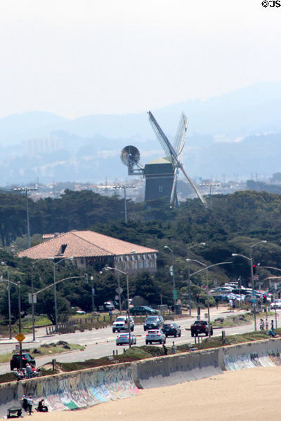 Windmill in Golden Gate Park. San Francisco, CA.