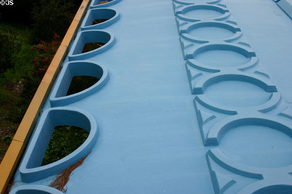 Marin County Civic Center roof pattern. Marin, CA.