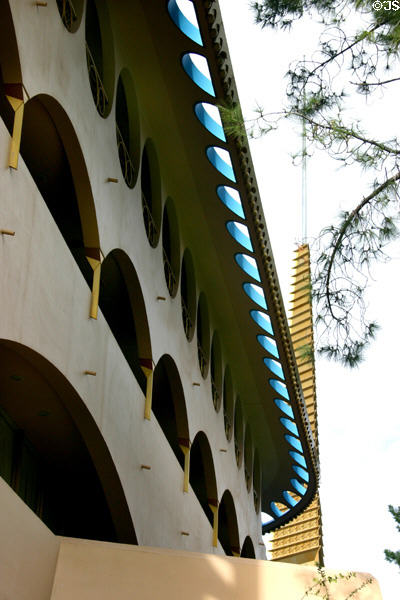 Marin County Civic Center building wall details. Marin, CA.