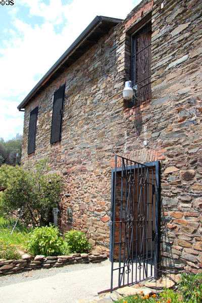 Rock Building (1882) former private residence & then Coulterville Hotel now Northern Mariposa County Museum. Coulterville, CA.