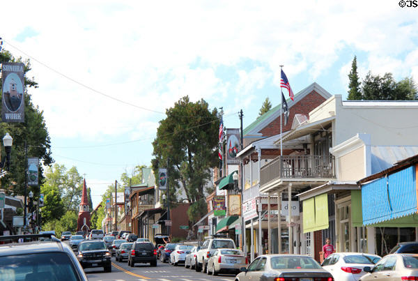 Washington St. in historic downtown Sonora. Sonora, CA.