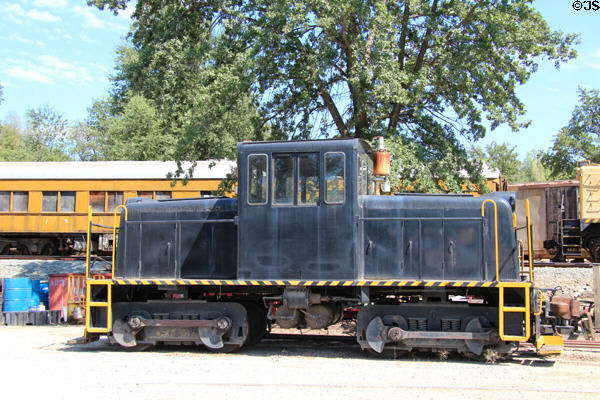 Switching engine at Railtown 1897 State Historic Park. Jamestown, CA.