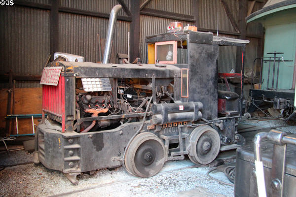 Plymouth switching engine at Railtown 1897 State Historic Park. Jamestown, CA.