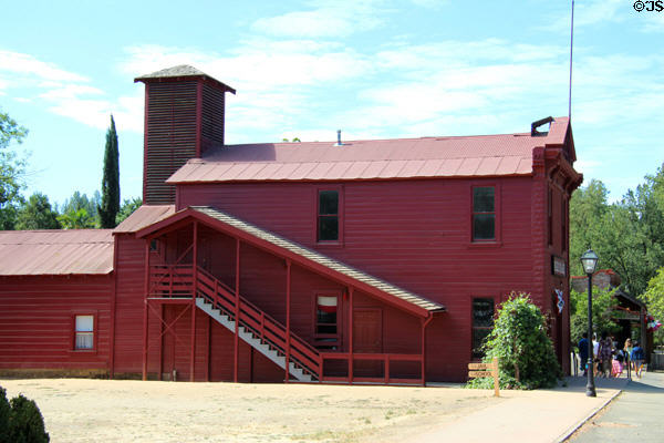 Firehouse Columbia Engine Company #1 (1911) on Main St. at Columbia State Historic Park. Columbia, CA.
