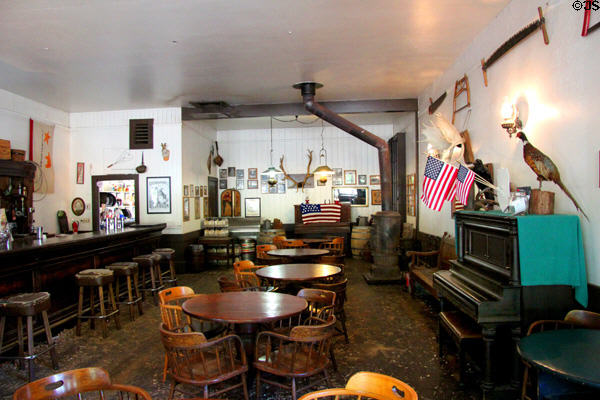 Interior of Bixel Brewery at Columbia State Historic Park. Columbia, CA.