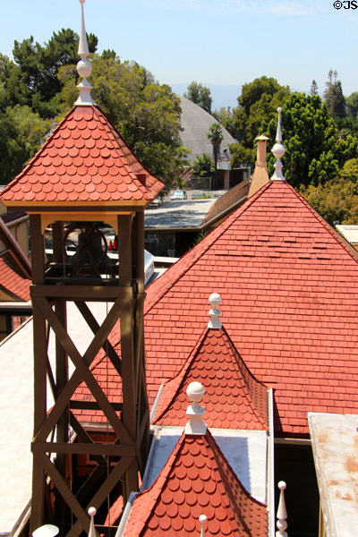 Bell tower at Winchester House. San Jose, CA.