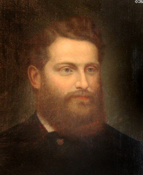 Portrait of California Governor George Pardee (1857-1941) at Pardee Home Museum. Oakland, CA.