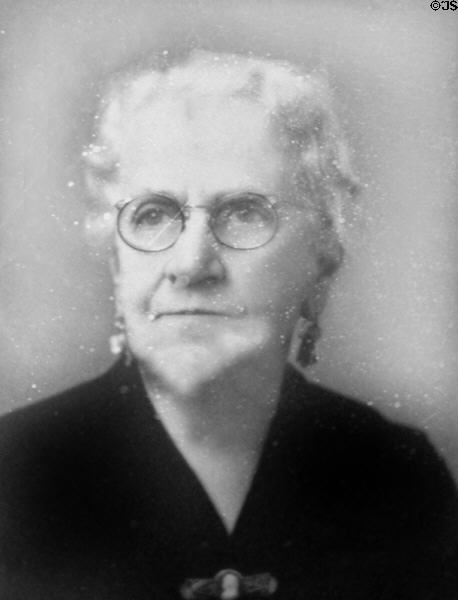 Portrait of Helen Pardee at Pardee Home Museum. Oakland, CA.