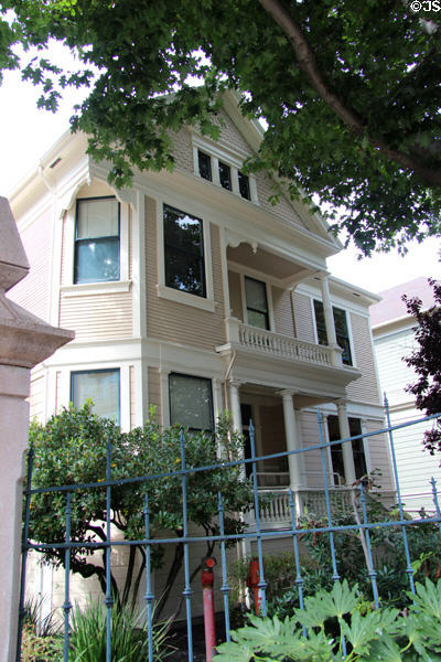 Raymond House (1895-6) at Preservation Park. Oakland, CA. Style: Colonial Revival.