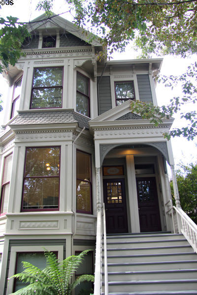 Jacobs House (1892-3) at Preservation Park. Oakland, CA. Style: Queen Anne.