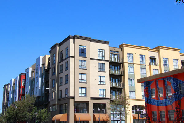 Infill housing in Oakland. Oakland, CA.