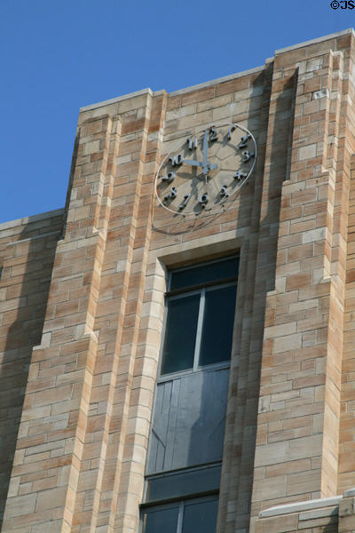Boulder County Courthouse Art Deco clock tower. Boulder, CO.