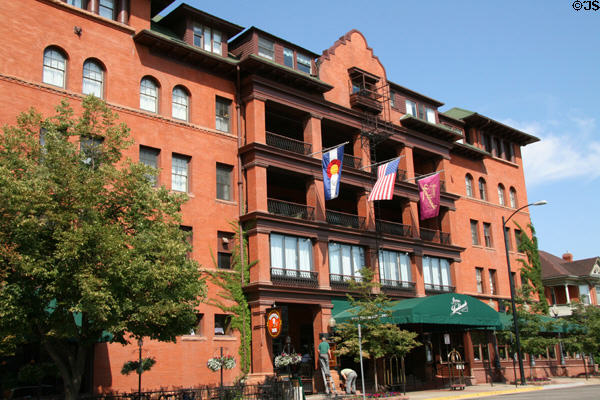 Hotel Boulderado (1906) (2115 13th St.). Boulder, CO. Architect: Redding & Son. On National Register.