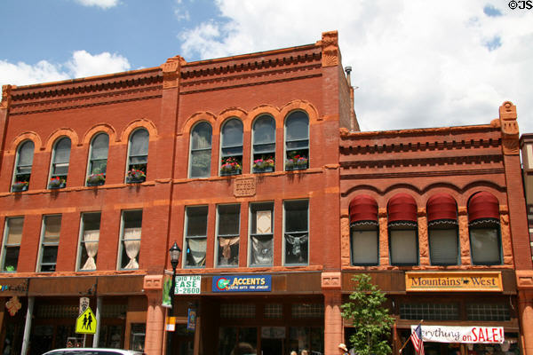 Leddy Block (1891) (734-8 Manitou Ave.). Manitou Springs, CO.
