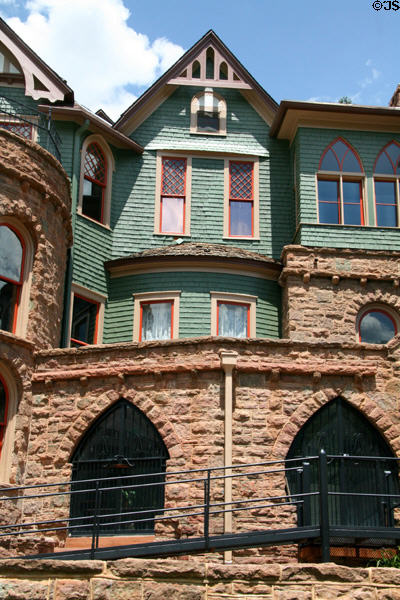 Miramont Castle Museum originally built as home for Father Jean Baptist Francolon, a French Priest. Manitou Springs, CO.