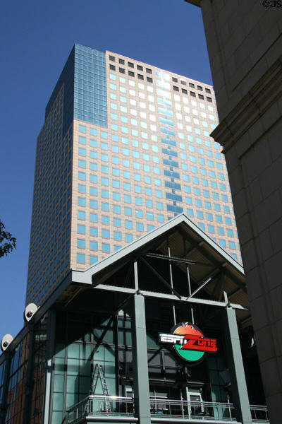 Entrance gable of One Tabor Center. Denver, CO.