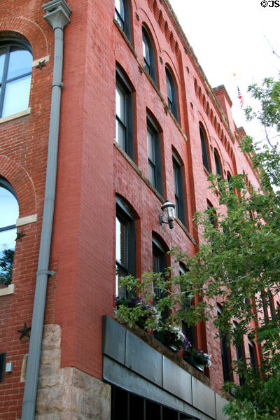 Denver City Railway building (1883) originally built to house horsed used on street railway. Denver, CO.