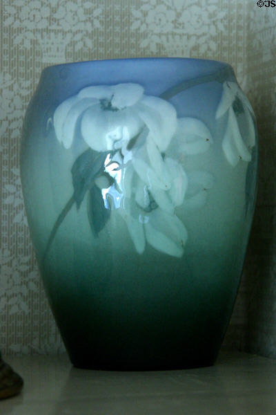 Rookwood vase at Byers-Evans House. Denver, CO.