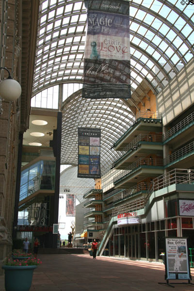 Arcade of Denver Performing Arts Complex. Denver, CO.