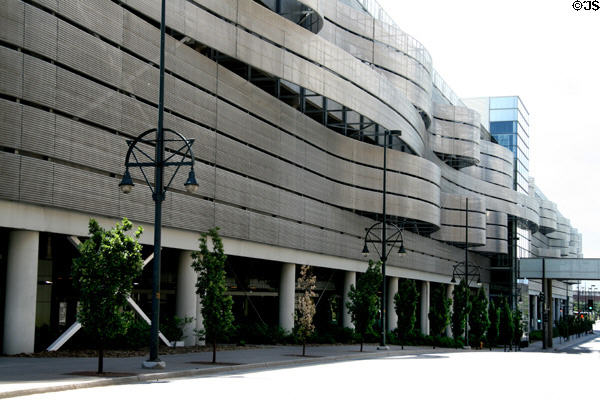 Facade details of Colorado Convention Center. Denver, CO.