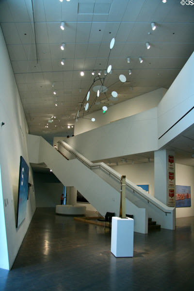 Architectural detail of gallery by Liebeskind in Denver Art Museum. Denver, CO.