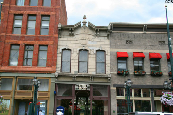 E.E. Kettle Arcade (1877) (1424 Larimer Square) between Sussex & Wooten buildings. Denver, CO.