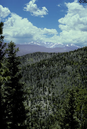 Rocky Mountains from "Oh My God" Road. CO.