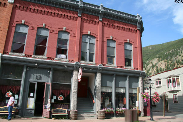 Brick Fish Block (1886) on 6th Street. Georgetown, CO.
