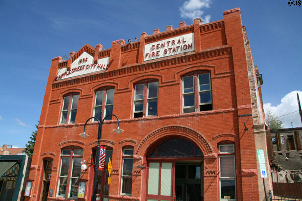 Cripple Creek City Hall & Fire Station (1898) (337-43 E. Bennett Ave.). Cripple Creek, CO.