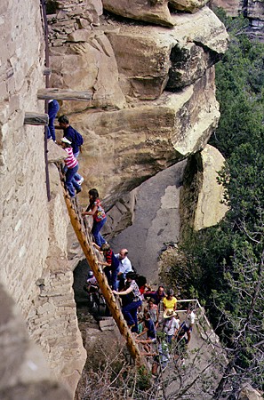 Balcony House at Mesa Verde National Park. CO.