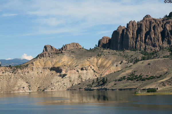 Pinnacles on Blue Mesa Reservoir on Highway 50 East of Gunnison. CO.