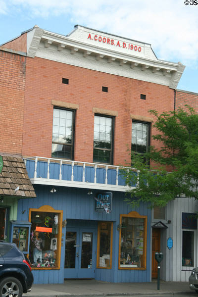 A. Coors tavern (1900) (645 Main Ave.). Durango, CO.