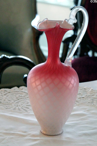 Glass pitcher at McAllister House Museum. Colorado Springs, CO.