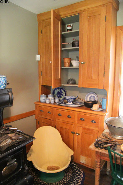 Kitchen at McAllister House Museum. Colorado Springs, CO.