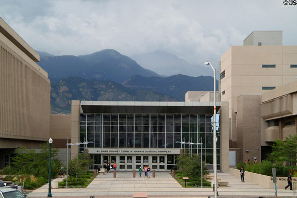 El Paso County Terry R. Harris Judicial Complex (270 S. Tejon St.). Colorado Springs, CO.