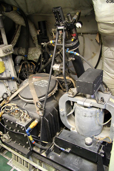 Radar pulse transformer in Lockheed EC-121T Warning Star Constellation (1953) at Peterson Air & Space Museum. Colorado Springs, CO.