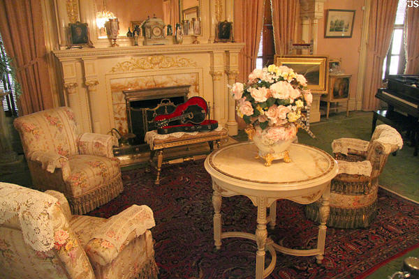 Parlor at Rosemount House Museum. Pueblo, CO.