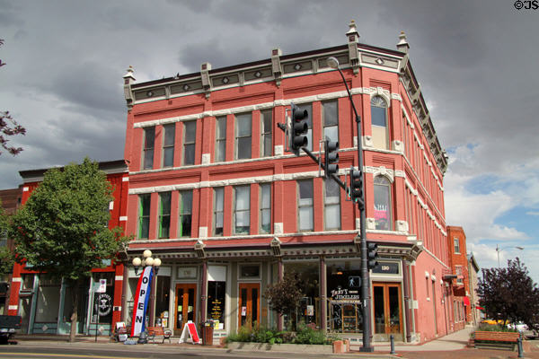 Gold Dust Block (c1889) (130 S. Union Ave.). Pueblo, CO. Style: Italianate.