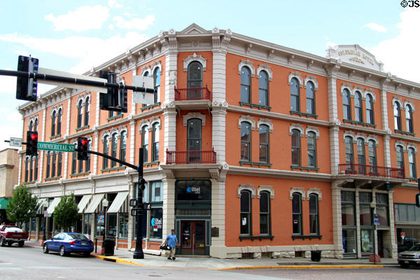 Columbian Hotel (former Grand Union Hotel) (1880) (Main St. at Commercial St.). Trinidad, CO. Architect: John Conkie.