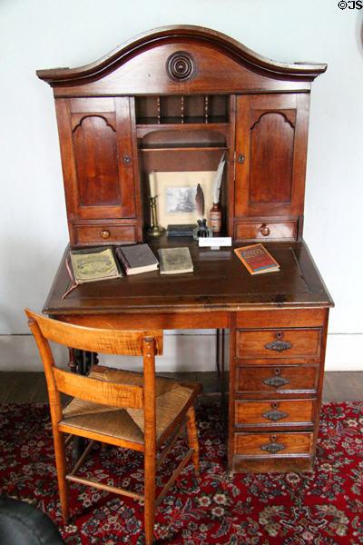 Offset desk at Baca Adobe House. Trinidad, CO.