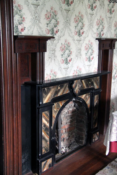 Fireplace at Frank Bloom Mansion. Trinidad, CO.